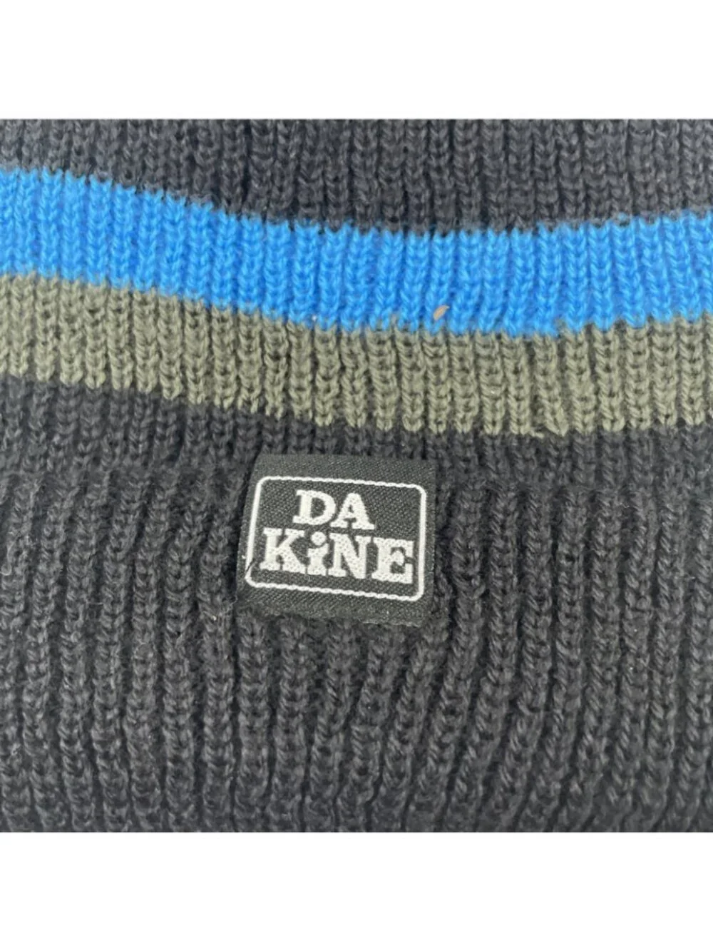 Dakine Cutter Beanie Youth OS Ribbed Knit Cuffed Striped Acrylic Lot Of 2